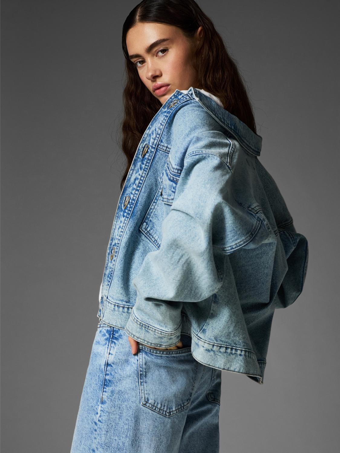 PCELMA Denim Jacket - Light Blue Denim - VERO MODA & VILA Bergvik